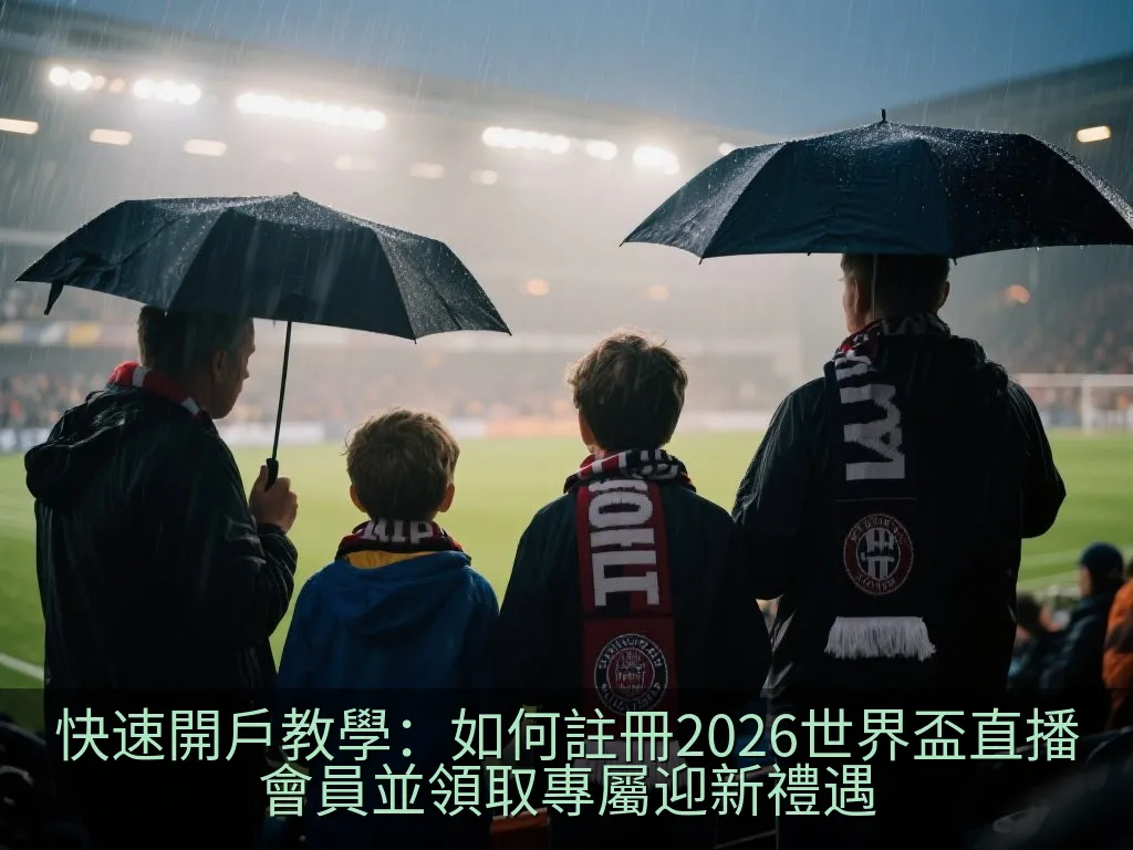 快速開戶教學：如何註冊2026世界盃直播會員並領取專屬迎新禮遇